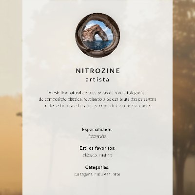 Sieninis plakatas Medinis miško takas, medžiai, rudens spalvos