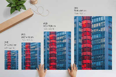 Dekoratyvinis plakatas Moderni architektūra, miesto atmosfera, erdvumas