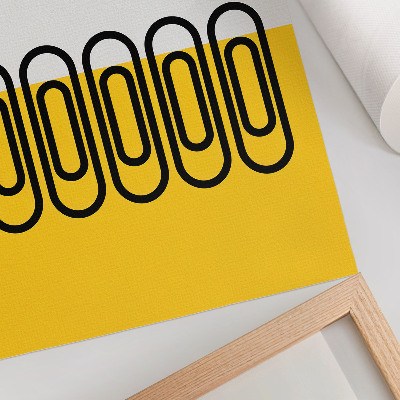 Sieninis plakatas Švarios geometrinės linijos ir kontrastingos spalvos