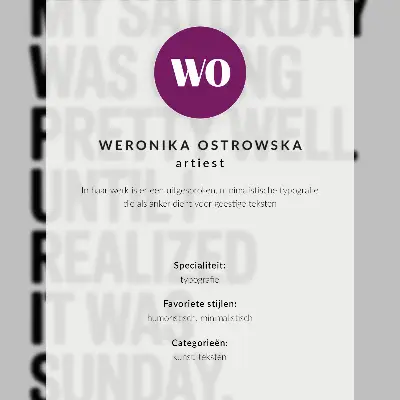 Plakatas svetainei didelio kontrasto tipografija su humoristiniu pranešimu