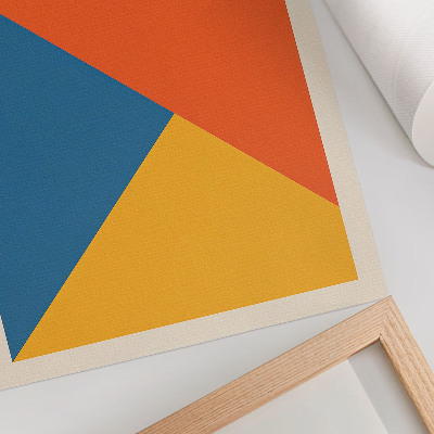 Dekoratyvinis plakatas Geometrinės formos, intensyvios spalvos, moderni atmosfera