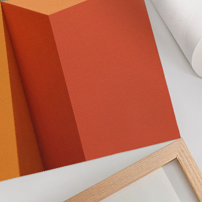 Sieninis plakatas Geometrinės architektūros spalvų harmonija erdvėje