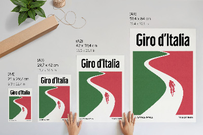 Plakatas Kontrastingos spalvos, dinamiškas minimalistinis stilius