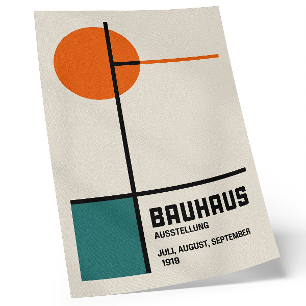 Dekoratyvinis plakatas Geometrija, spalvos, minimalizmas, modernumas, forma