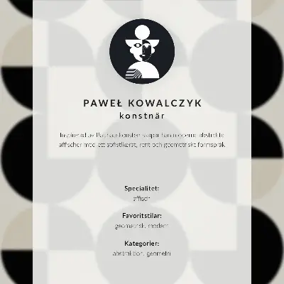 Dekoratyvinis plakatas geometrinės formos moderniu minimalistiniu stiliumi