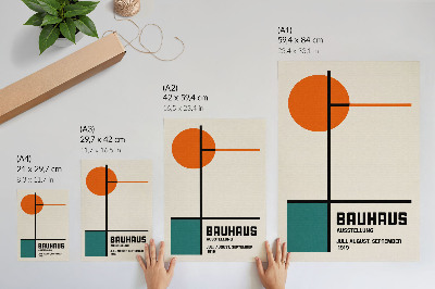 Dekoratyvinis plakatas Geometrija, spalvos, minimalizmas, modernumas, forma