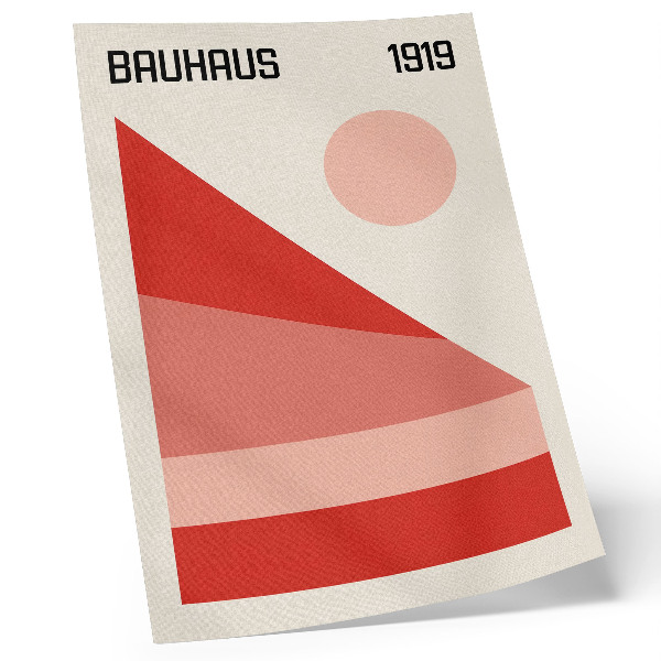 Sieninis plakatas Geometrinė kompozicija modernus minimalizmas