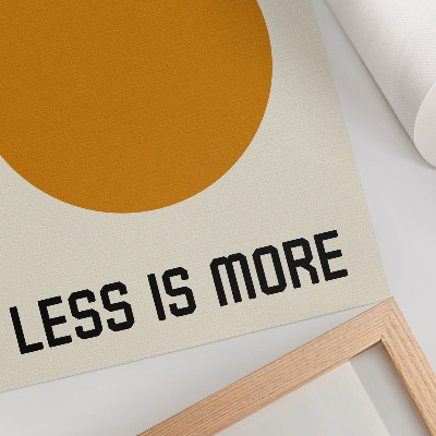 Plakatas svetainei Minimalizmo apskritimo Bauhaus kreminis fonas