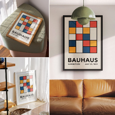 Plakatas Geometrinės formos minimalistiniu stiliumi