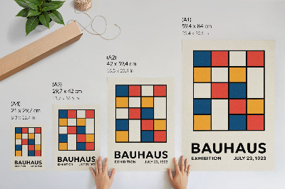 Plakatas Geometrinės formos minimalistiniu stiliumi