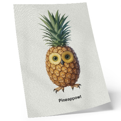 Plakatas Išgalvotas ananasų ir pelėdos derinys