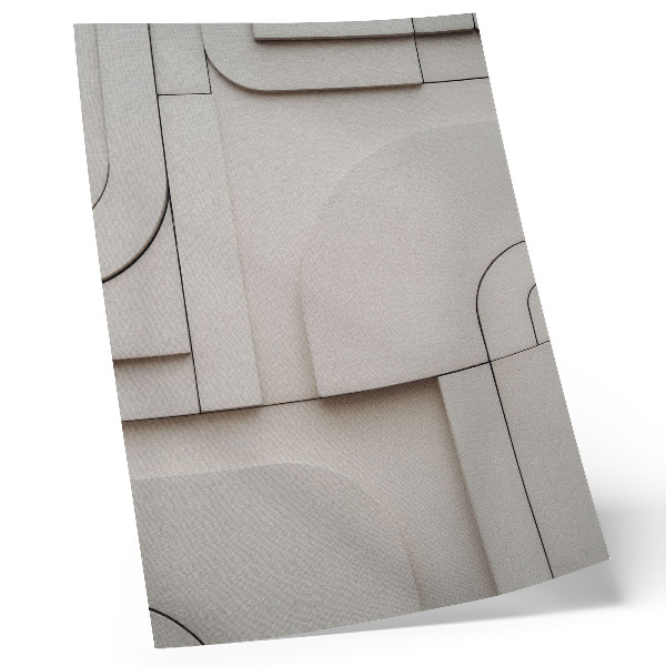 Plakatas Geometrinių formų moderni kompozicija elegancija