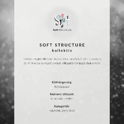 Plakatas moderni architektūra su ryškiomis palmėmis