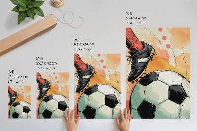 Plakatas svetainei Sportiškas akcentas, gražios spalvos, dinamiška kompozicija