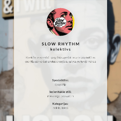 Plakatas svetainei Spalvingas fonas su rausvais užrašais