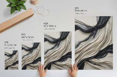 Plakatas Lengvai krintantis audinys spinduliuoja modernia elegancija
