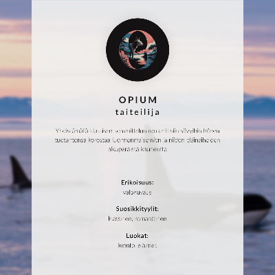 Plakatas svetainei Snieguolės žali lapai šilta šviesa