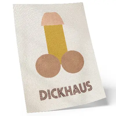 Bauhaus stiliaus plakatas Dickhaus grafikos dizainas svetainei