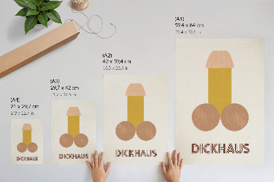 Plakatas svetainei Dickhaus Bauhaus stiliaus grafika