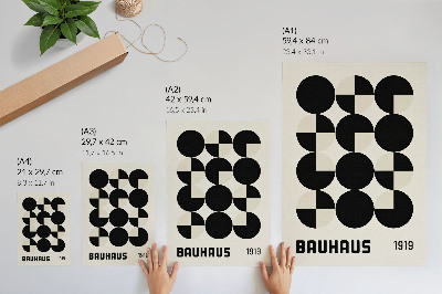 Dekoratyvinis plakatas Geometrinių formų harmonija modernumas minimalizmas
