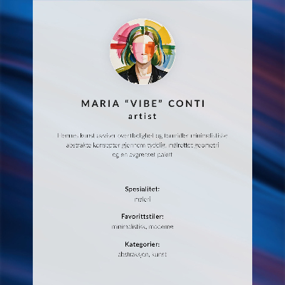 Plakatas Dinamiškos spalvų juostos mėlynos spalvos atspalviais