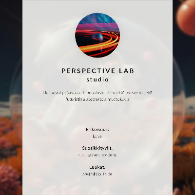 Sieninis plakatas Didžiulis kamuolys ant vandens šiltomis spalvomis