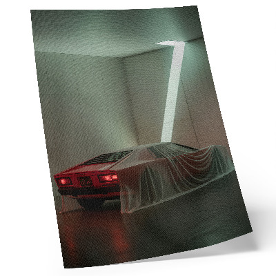 Plakatas svetainei Klasikinis automobilio šviesos minimalizmas elegancija