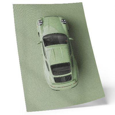 Plakatas Modernus automobilis žalios spalvos atspalvyje