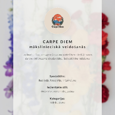 Dekoratyvinis plakatas Sidabrinių plaukų drakono subtilios detalės