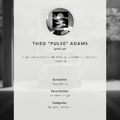 Sieninis plakatas Sportinis automobilis žalias dykumos saulėlydis