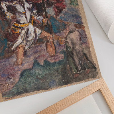 Dekoratyvinis plakatas Studija pagal Diurerį: Albrechto Diurerio „Šv. Kristoforas II“