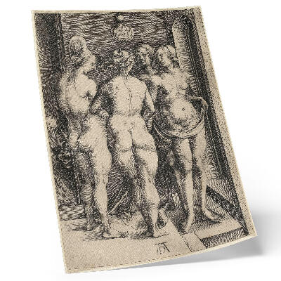 Plakatas svetainei Keturios nuogos moterys (Albrecht Dürer)