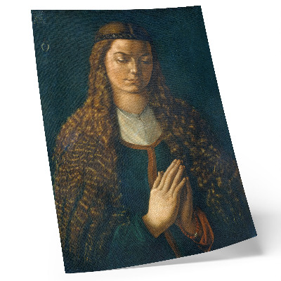 Dekoratyvinis plakatas Albrechto Dürerio „Jaunos moters su palaidais plaukais portretas“, 1497 m.