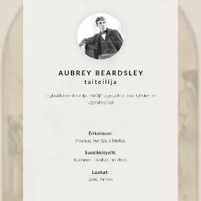 Sieninis plakatas Aubrey Beardsley „The Herald's“ tyrimas pagal Aristofano „Lysistratą“