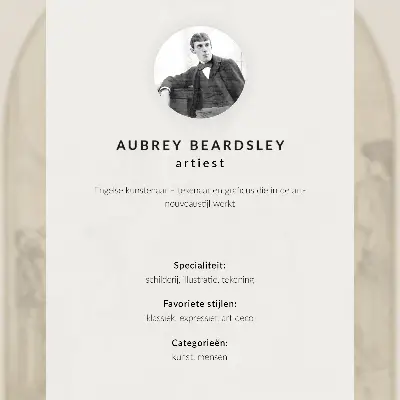 Sieninis plakatas Aubrey Beardsley „The Herald's“ tyrimas pagal Aristofano „Lysistratą“