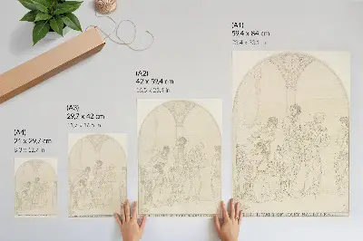 Plakatas svetainei su Aubrey Vincent Beardsley kūriniu „Marijos Magdalietės litanija“