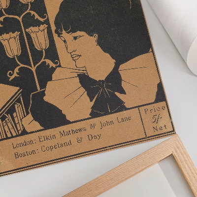 Dekoratyvinis plakatas Iliustruoto ketvirtinio žurnalo „Geltonoji knyga“ viršelis, II tomas, 1894 m. liepa, Aubrey Beardsley