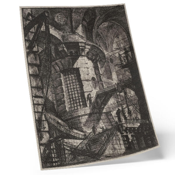 Plakatas svetainei Apvalusis bokštas (1780 m.) – Giovanni Battista Piranesi