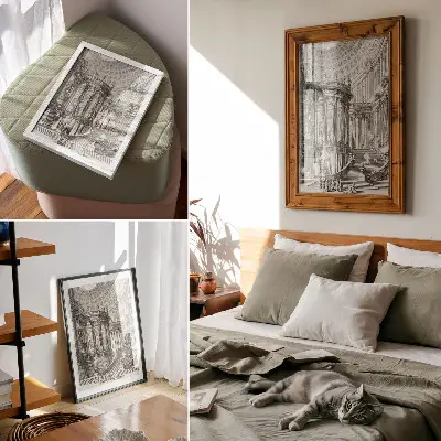 Plakatas Giovanni Battista Piranesi Senovės šventykla