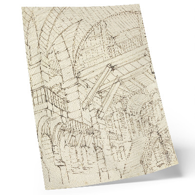 Sieninis plakatas Architektūros studijos, nulinės Giovanni Battista Piranesi