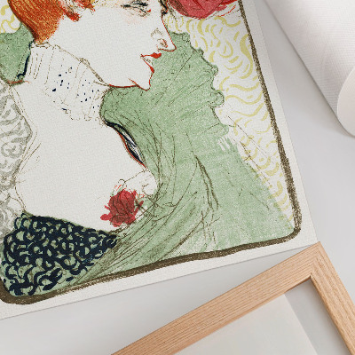 Plakatas svetainei Panelės Lender biustas (1895 m.), didelės raiškos Henri de Toulouse-Lautrec atspaudas
