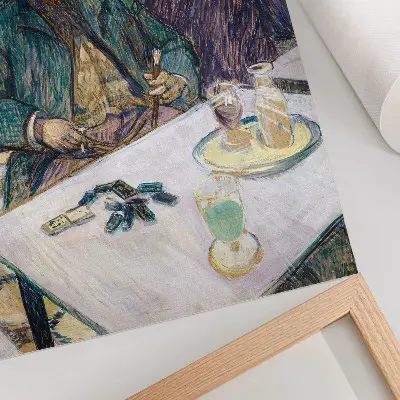 Plakatas Henri de Toulouse-Lautrec paveikslas „Ponas Boileau kavinėje“ (1893 m.) didelės raiškos