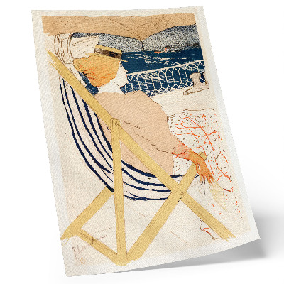 Dekoratyvinis plakatas La Passagère du 54 (1896) didelės raiškos spaudinys, autorius Henri de Toulouse-Lautrec