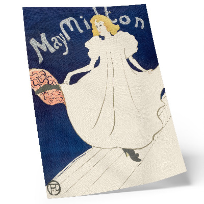 Plakatas svetainei „May Milton“ (1895 m.) – Henri de Toulouse-Lautrec didelės raiškos atspaudas