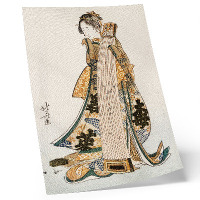 Plakatas svetainei Japoniškas Hokusai (1760-1849) vintažinio ukiyo-e stiliaus