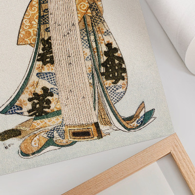 Plakatas svetainei Japoniškas Hokusai (1760-1849) vintažinio ukiyo-e stiliaus