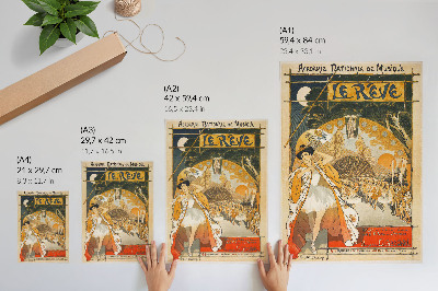 Plakatas svetainei „Sapnas“ (1891 m.), autorius Théophile Alexandre Steinlen