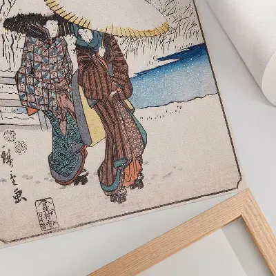 Plakatas Utagawa Hiroshige Fujisawa