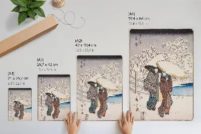 Plakatas Utagawa Hiroshige Fujisawa