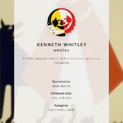 Dekoratyvinis plakatas „Kartą seniai“ (1936 m.), autorius Kenneth Whitley